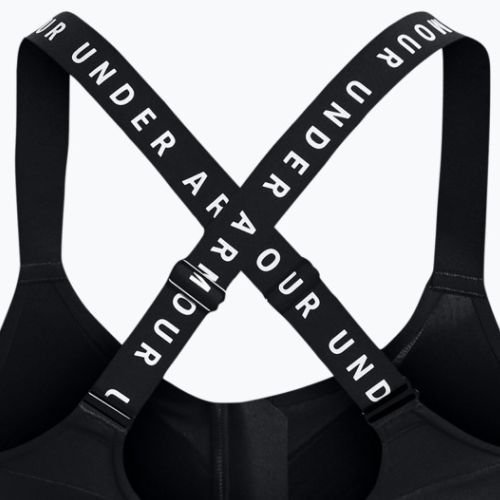 Biustonosz treningowy Under Armour Infinity High Bra Zip black/white