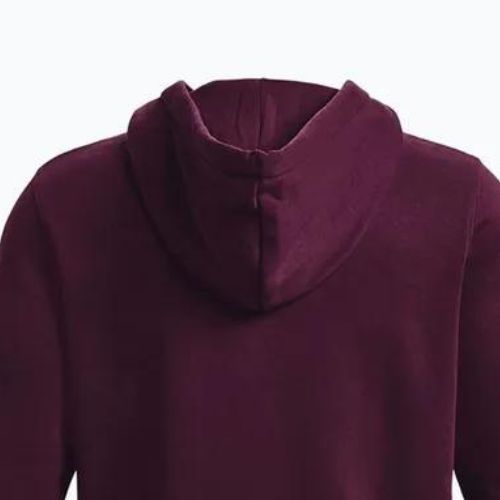 Bluza męska Under Armour Essential Fleece FZ Hood purple stone/white