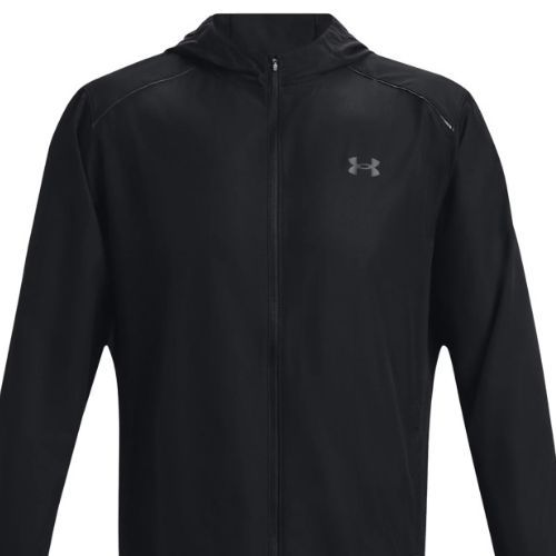 Kurtka do biegania męska Under Armour Storm Run Hooded black/jet gray/reflective