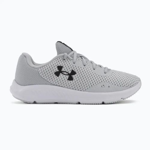 Buty do biegania damskie Under Armour Charged Pursuit 3 halo gray/mod gray/black