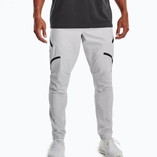 Spodnie treningowe męskie Under Armour Unstoppable Cargo halo gray/black