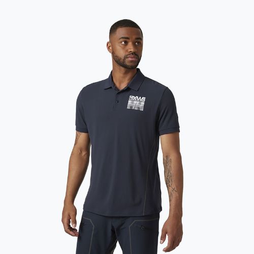 Koszulka trekkingowa męska Helly Hansen Hp Racing Polo navy