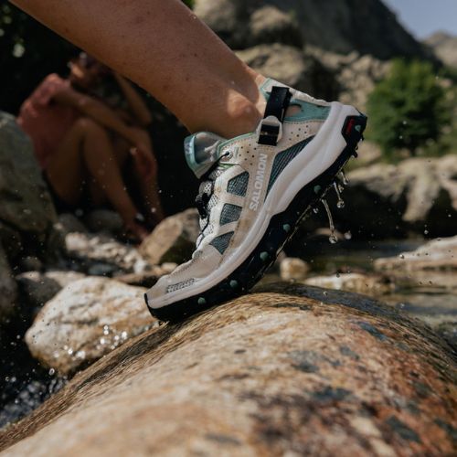Buty turystyczne damskie Salomon Techamphibian 5 lunroc/aqua/white