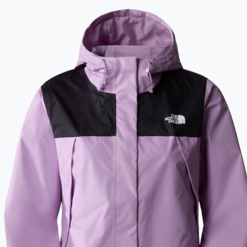 Kurtka przeciwdeszczowa damska The North Face Antora black/lupine