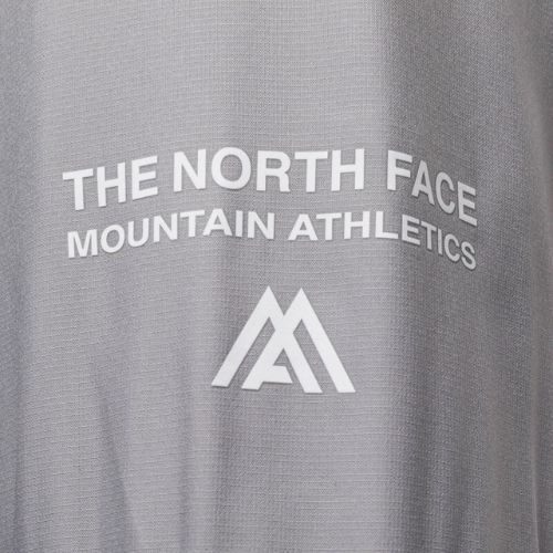 Kurtka przeciwwiatrowa męska The North Face Mountain Athletics Wind Full Zip meld grey/led yellow