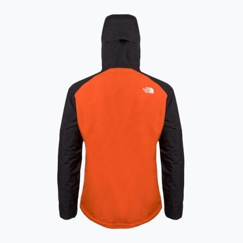Kurtka przeciwdeszczowa męska The North Face Stratos rustet bronze/arrowwood yellow/black