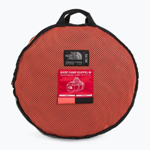 Torba podróżna The North Face Base Camp Duffel M 71 l retro orange/black