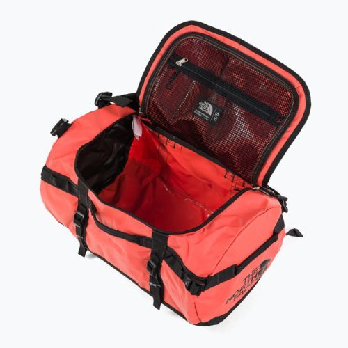 Torba podróżna The North Face Base Camp Duffel S 50 l retro orange/black