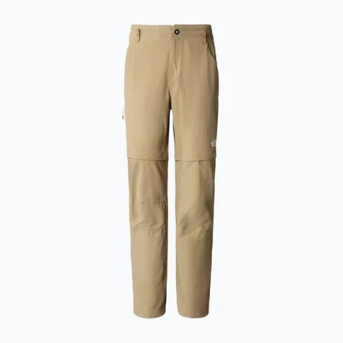 Spodnie trekkingowe damskie The North Face Exploration Conv Reg Straight kelp tan