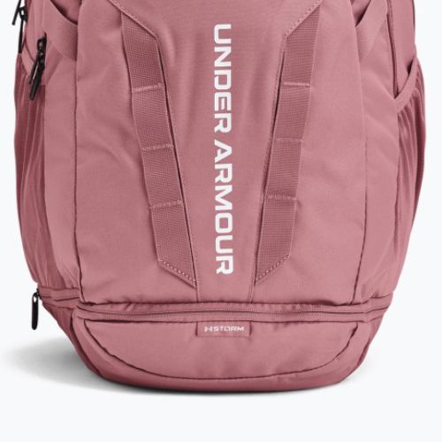 Plecak miejski Under Armour Hustle 5.0 29 l pink elixir/pink elixir/metallic gold
