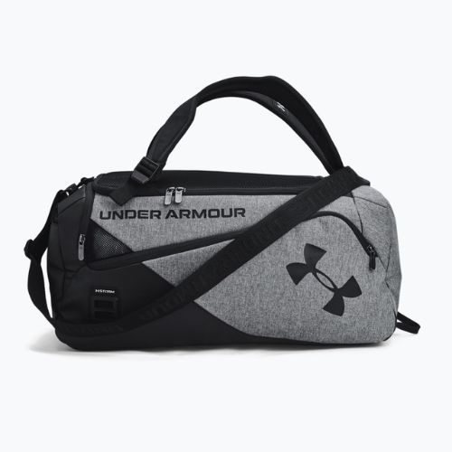 Torba treningowa Under Armour Contain Duo Duffle S 40 l pitch gray medium heather/black/black