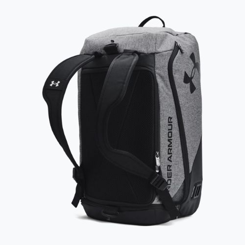 Torba treningowa Under Armour Contain Duo Duffle S 40 l pitch gray medium heather/black/black