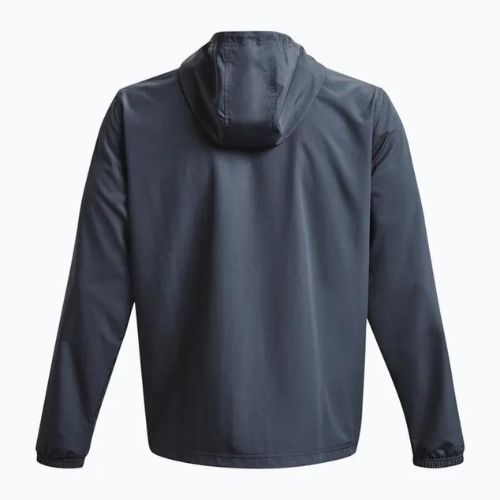 Kurtka przeciwwiatrowa męska Under Armour Sportstyle Windbreaker downpour gray/black/lime surge
