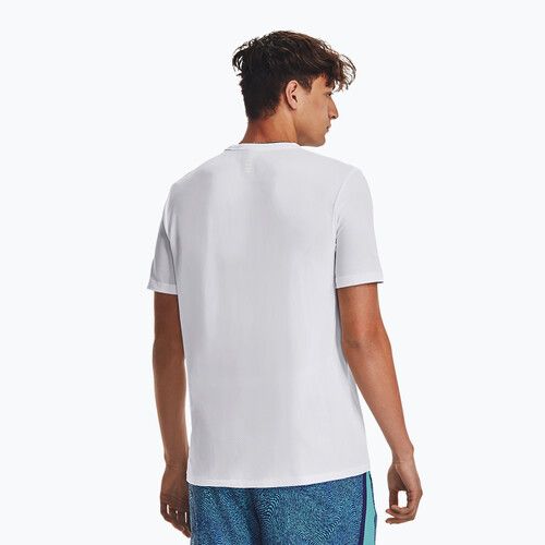 Koszulka do biegania męska Under Armour Seamless Stride white/reflective