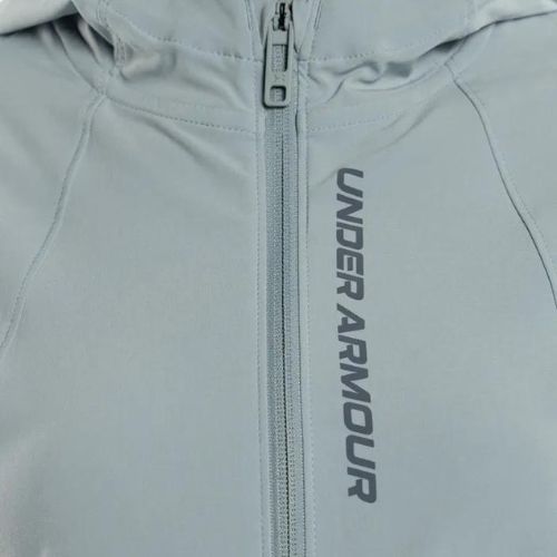 Kurtka do biegania damska Under Armour Outrun The Storm harbor blue/harbor blue/reflective
