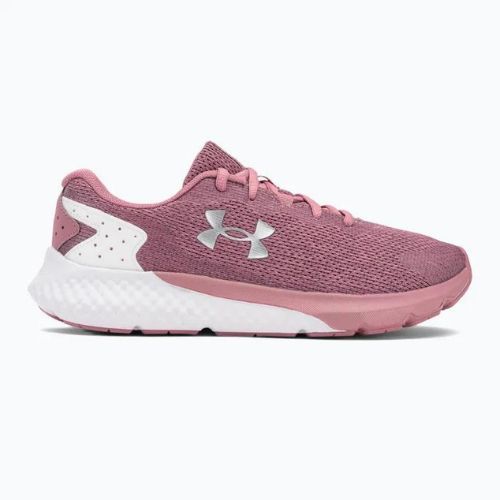 Buty do biegania damskie Under Armour W Charged Rogue 3 Knit pink elixir/white/metallic silver