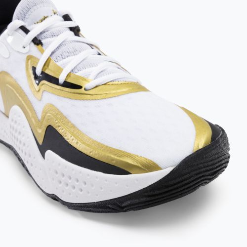 Buty do koszykówki Under Armour Spawn 5 white/black/metallic gold