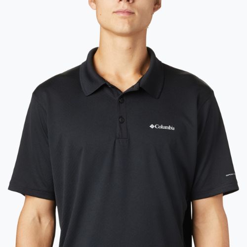 Koszulka trekkingowa męska Columbia Zero Rules Polo black