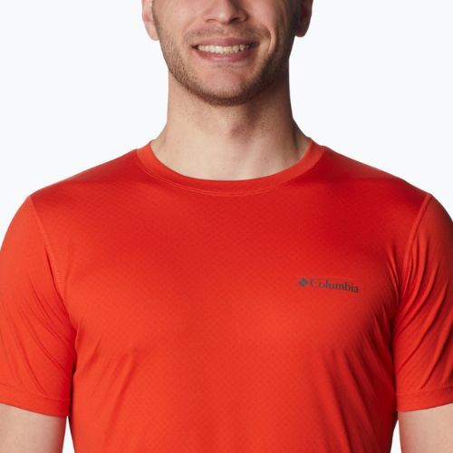 Koszulka trekkingowa męska Columbia Zero Rules spicy