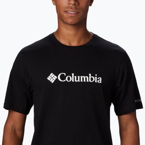 Koszulka trekkingowa męska Columbia CSC Basic Logo black