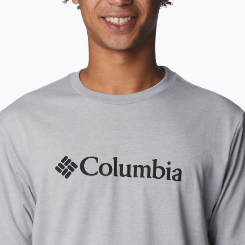 Koszulka trekkingowa męska Columbia CSC Basic Logo columbia grey heather