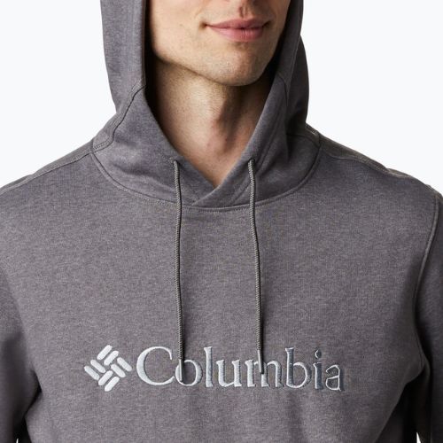 Bluza męska Columbia CSC Basic Logo II Hoodie city grey heather/csc branded logo