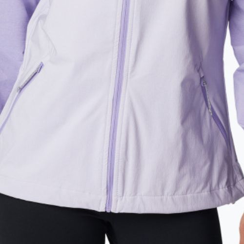 Kurtka softshell damska Columbia Heather Canyon Softshell purple tint/frosted purple