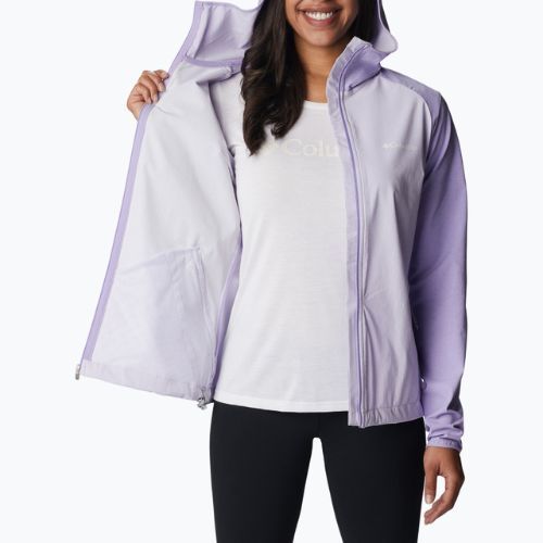 Kurtka softshell damska Columbia Heather Canyon Softshell purple tint/frosted purple