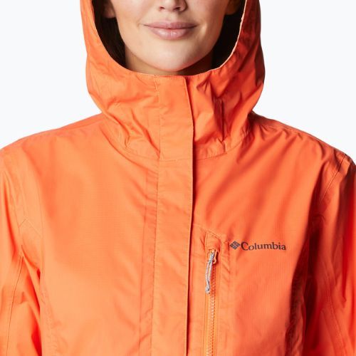 Kurtka przeciwdeszczowa damska Columbia Pouring Adventure II sunset orange