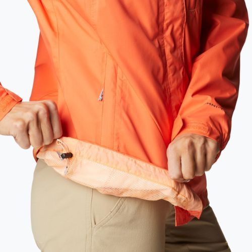 Kurtka przeciwdeszczowa damska Columbia Pouring Adventure II sunset orange