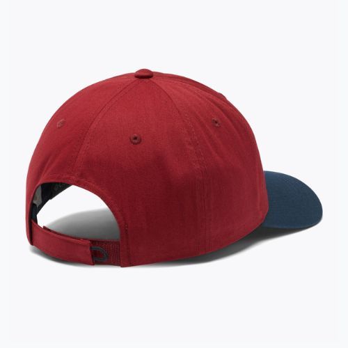Czapka z daszkiem Columbia Roc II Ball red jasper/coll navy/gem patch