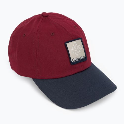 Czapka z daszkiem Columbia Roc II Ball red jasper/coll navy/gem patch
