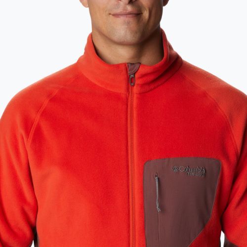 Bluza trekkingowa męska Columbia Titan Pass 2.0 II spicy/light raisin