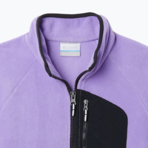 Bluza polarowa dziecięca Columbia Fast Trek III Full Zip paisley purple/black