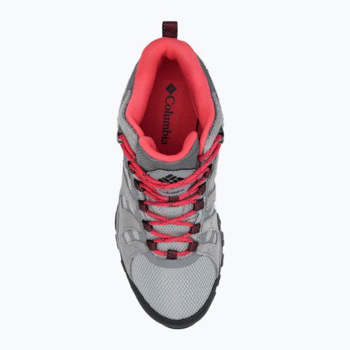 Buty trekkingowe damskie Columbia Redmond III Mid Wp steam/red coral