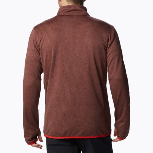 Bluza trekkingowa męska Columbia Park View Fleece FZ light raisin heather