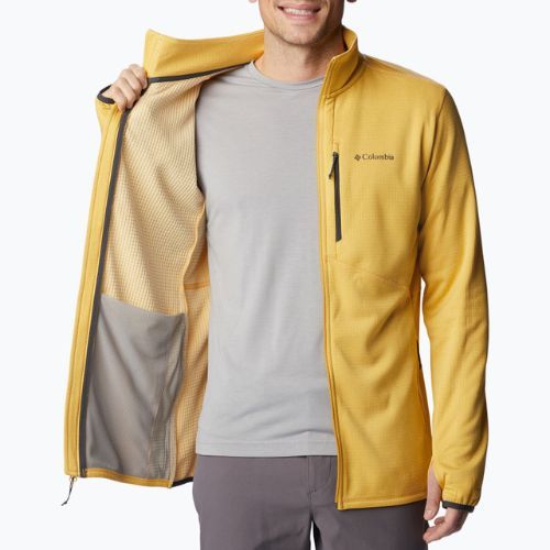 Bluza trekkingowa męska Columbia Park View Fleece FZ golden nugget heather