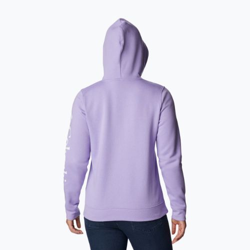 Bluza damska Columbia Trek Graphic Hooded frosted purple/white logo