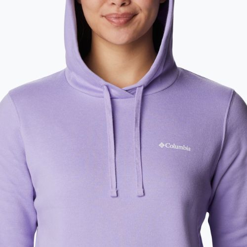 Bluza damska Columbia Trek Graphic Hooded frosted purple/white logo