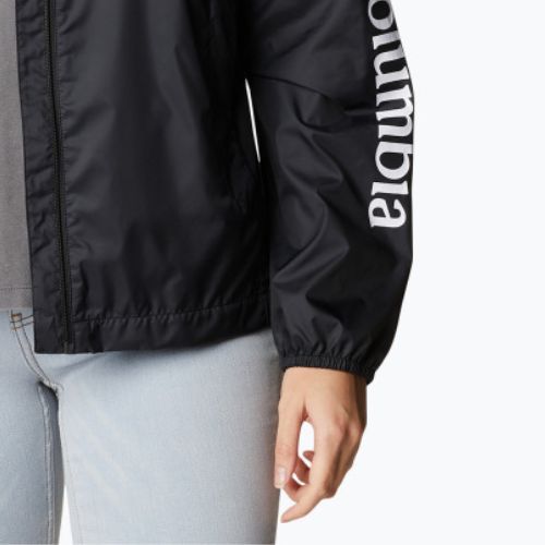 Kurtka przeciwwiatrowa damska Columbia Flash Challenger Novelty black