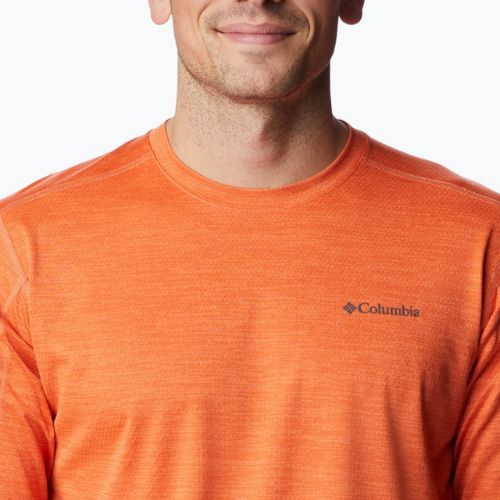 Longsleeve trekkingowy męski Columbia Alpine Chill Zero desert orange heather