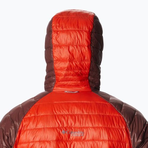 Kurtka męska Columbia Platinum Peak Hooded spicy/light raisin