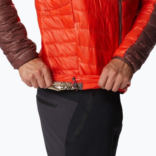 Kurtka męska Columbia Platinum Peak Hooded spicy/light raisin