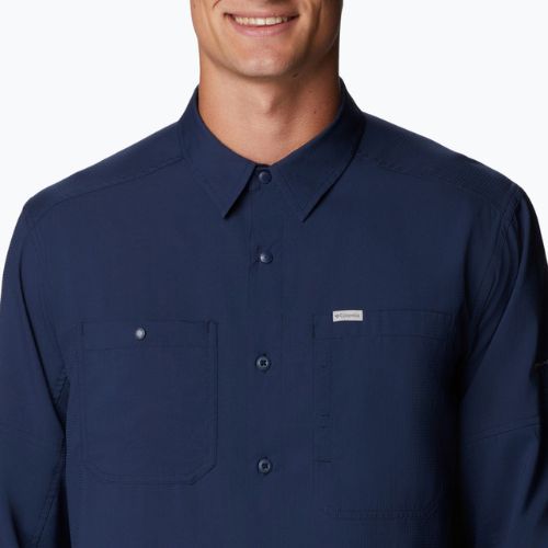 Koszula męska Columbia Silver Ridge Utility Lite collegiate navy