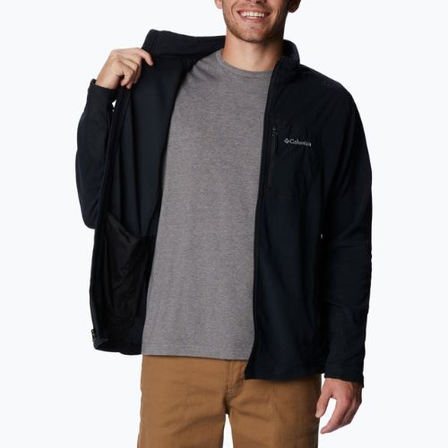 Bluza polarowa męska Columbia Klamath Range Full Zip black