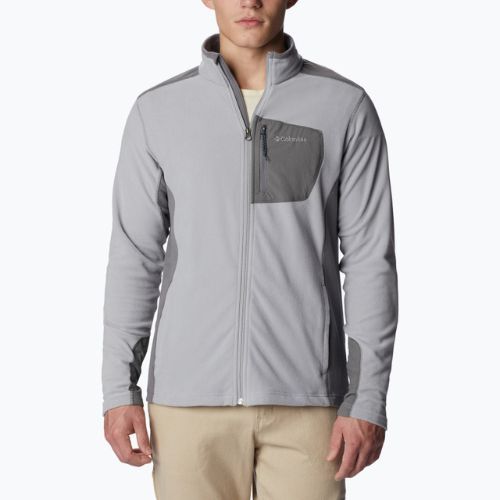 Bluza polarowa męska Columbia Klamath Range Full Zip columbia grey/city grey