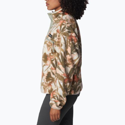 Bluza damska Columbia Helvetia Cropped 1/2 chalk/floriculture