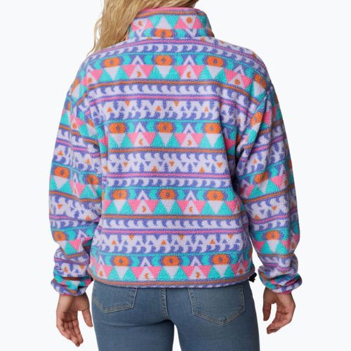 Bluza damska Columbia Helvetia Cropped 1/2 purple lotus/camp blanket