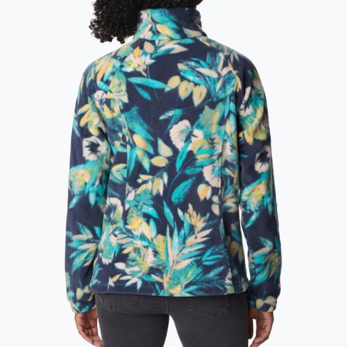 Bluza polarowa damska Columbia Benton Springs Printed Fleece bright aqua/wisterian