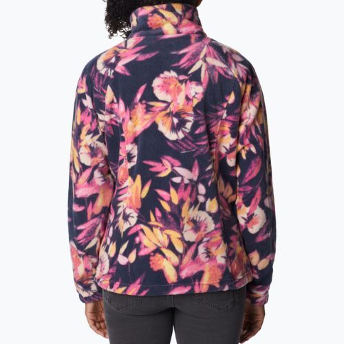 Bluza polarowa damska Columbia Benton Springs Printed Fleece wild geranium/wisterian